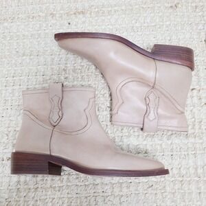 Free People Tan Ankle Boots